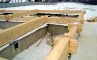 Свайный фундамент зимой: особенности конструкции